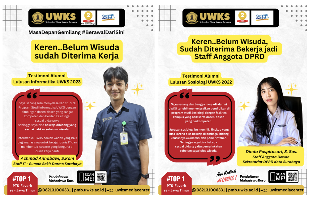 bukti lulusan uwks langsung kerja