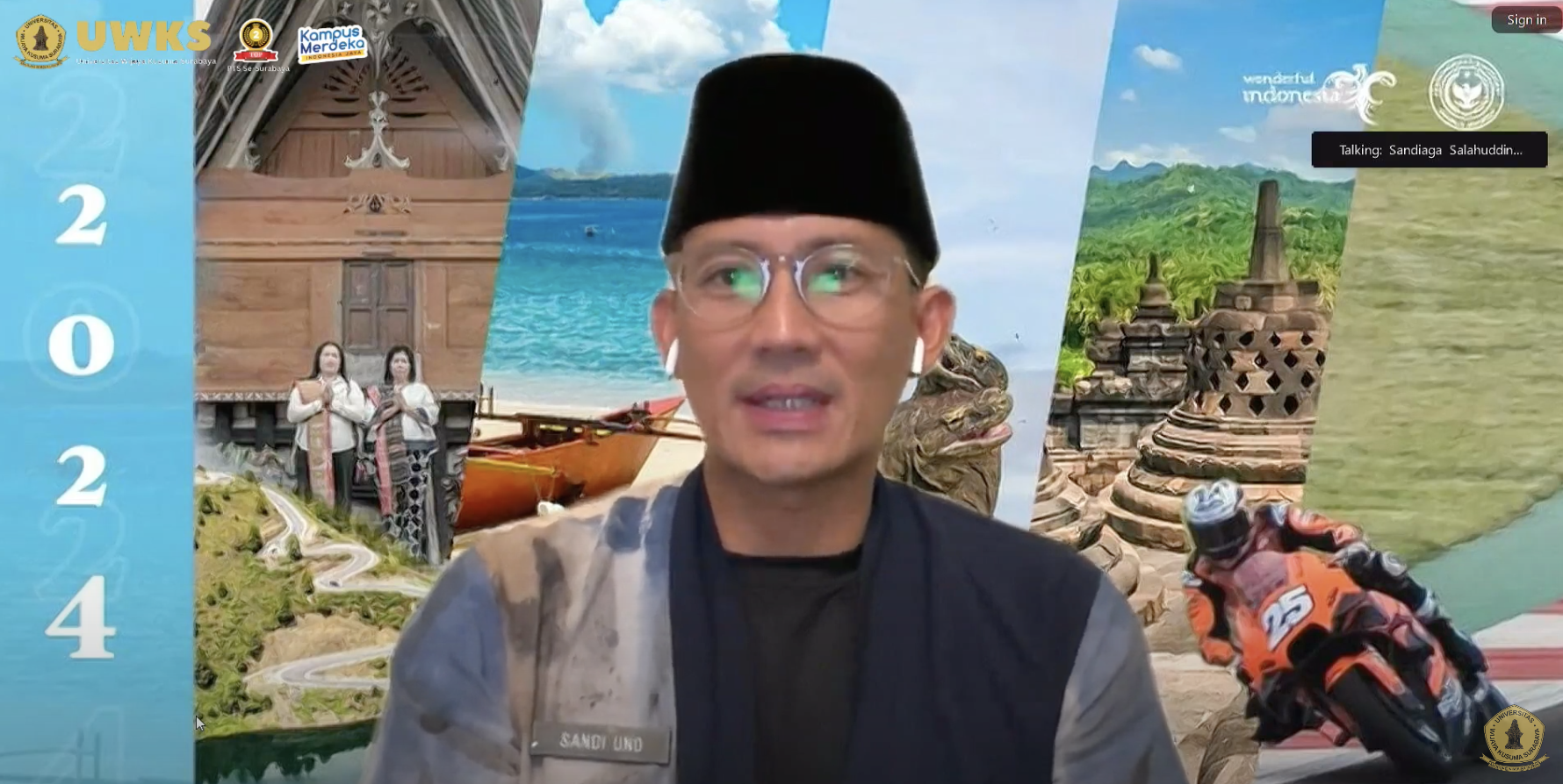 sandiaga uno di uwks